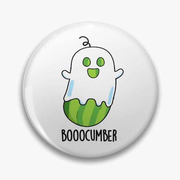 Item preview, Booocumber Ghost Funny Cucumber Puns  designed and sold by punnybone.