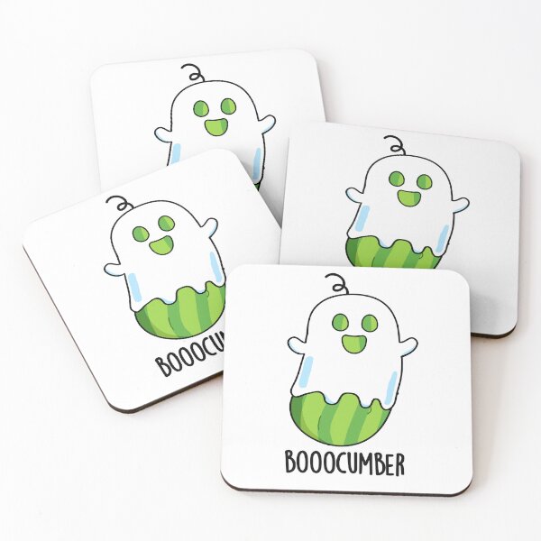 Item preview, Booocumber Ghost Funny Cucumber Puns  designed and sold by punnybone.