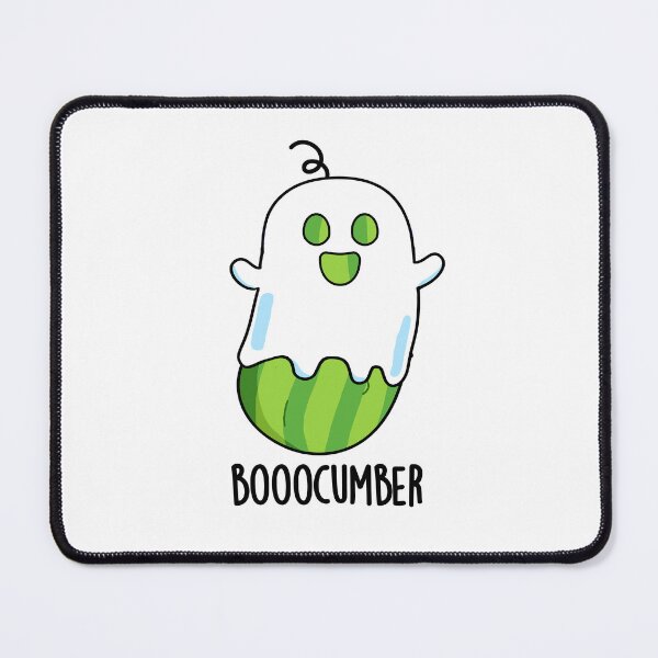 Item preview, Booocumber Ghost Funny Cucumber Puns designed and sold by punnybone.