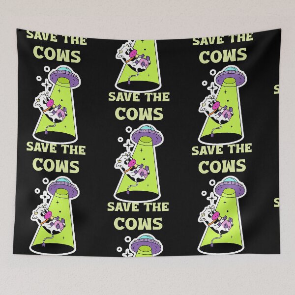 Item preview, Save The Cows Alien UFO  designed and sold by JeffreyBa77186.