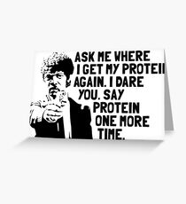 Vegan Protein Greeting Card