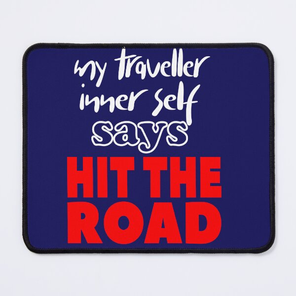 Item preview, Hit The Road Traveller designed and sold by EyeCandyStuff.