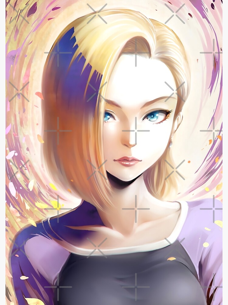 Android 18 Dragon Ball Japanese Poster for Sale by Allenfawnpal