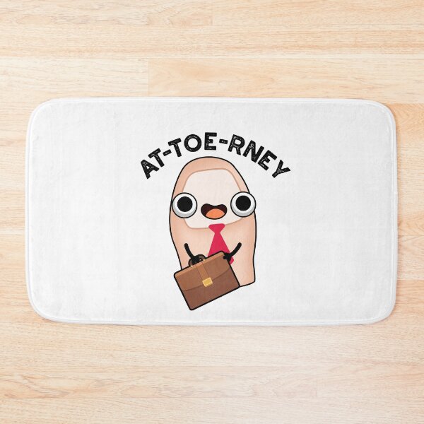 Item preview, At-toe-rney Attorney Funny Toe Puns  designed and sold by punnybone.