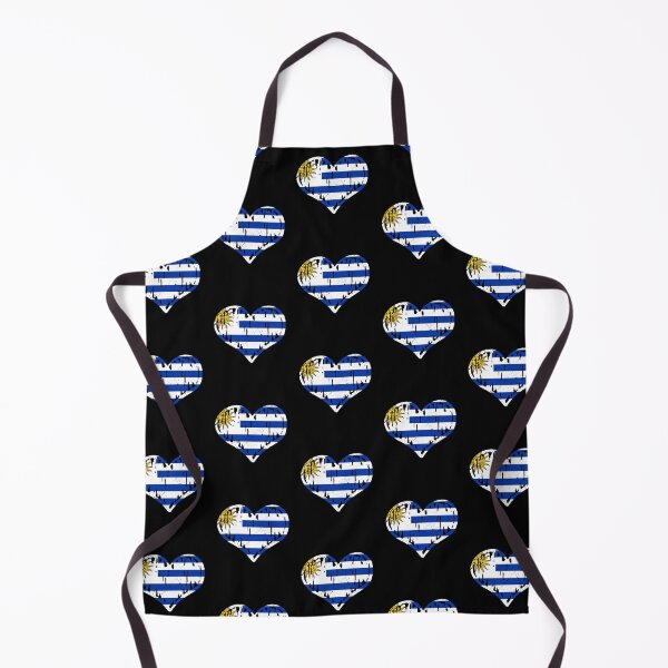 Aperçu de l'œuvre Uruguay Flag Heart Love créée et vendue par rafaeltto.