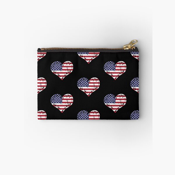 Item preview, Usa Flag Heart Love designed and sold by rafaeltto.