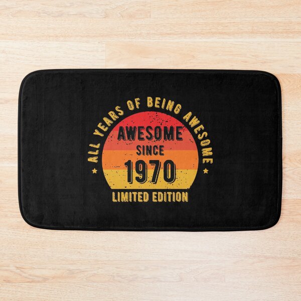 Item preview, Awesome Since 1970 - 52th Birthday Gift  designed and sold by ChicGraphix.
