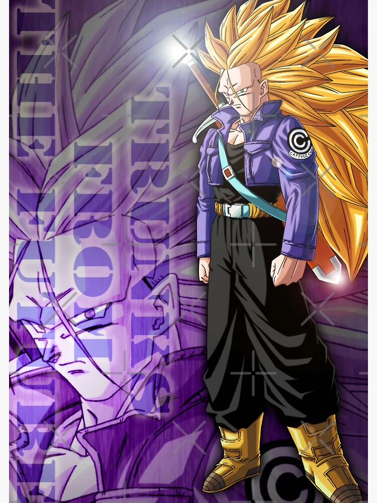 "Future Trunks Dragon Ball Artwork" Sticker for Sale by freddiecatt