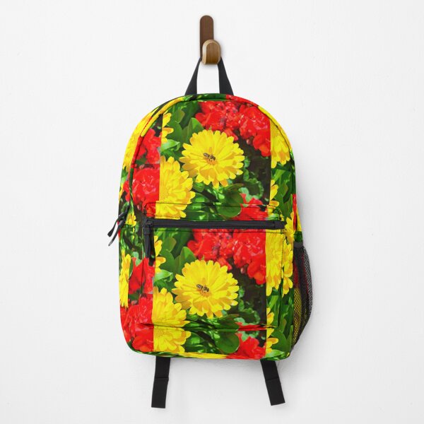 Item preview, Bee in Flowers, Busy Bee Dahlia Floral designed and sold by Constant Readers.