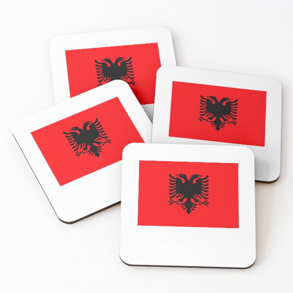 Item preview, ALBANIA FLAG- country flag series designed and sold by elladitraglia.