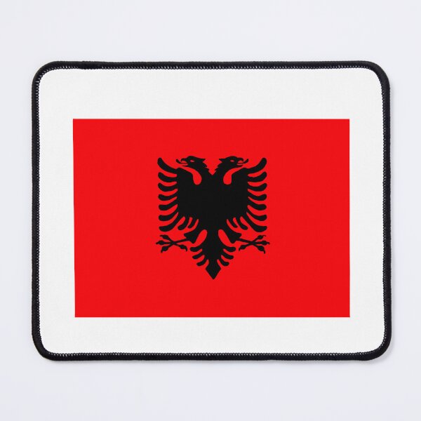 Item preview, ALBANIA FLAG- country flag series designed and sold by elladitraglia.