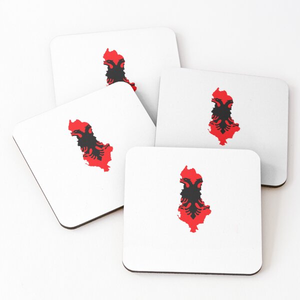 Item preview, ALBANIA COUNTRY FLAG OUTLINE designed and sold by elladitraglia.