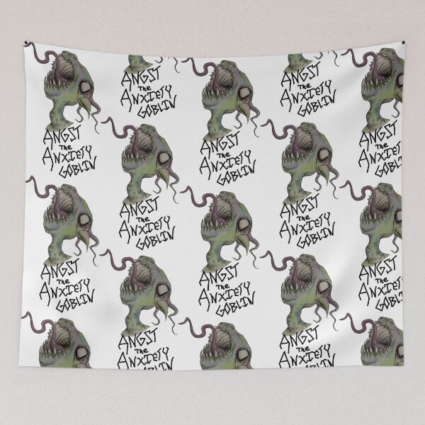 Item preview, Angst the anxiety goblin designed and sold by AwfullyArtful.