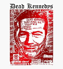 Dead kennedys face Photographic Print