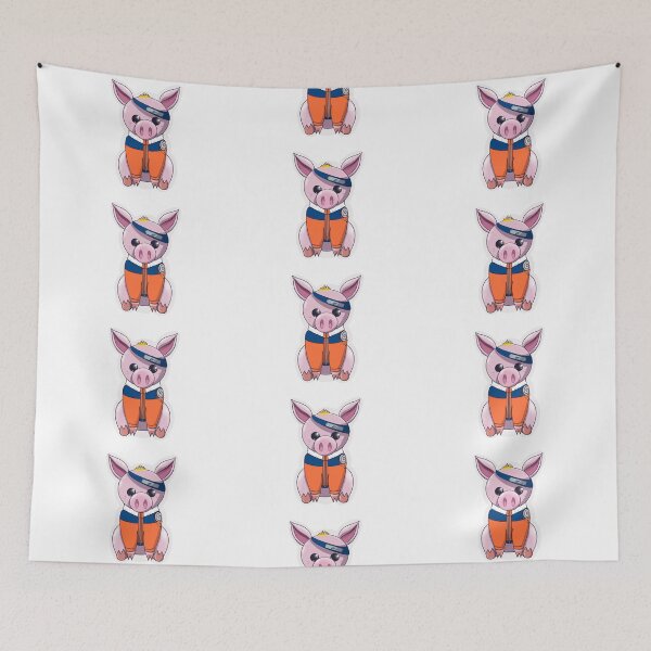 Item preview, Ninja pig  designed and sold by snailfarmer22.