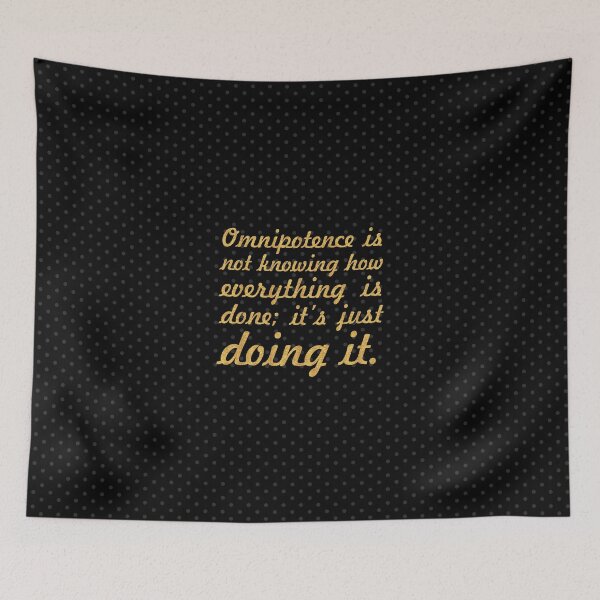 Item preview, Omnipotence is not...“Alan Watts” Life Inspirational Quote designed and sold by Powerofwordss.