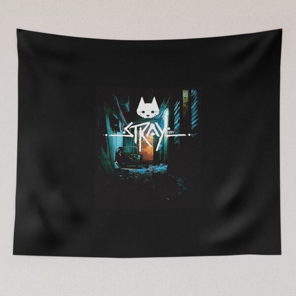 Item preview, cat stray game Poster designed and sold by Garnettee.