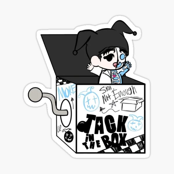 "J Hope Jack in the box" Sticker for Sale by Donnaunique Redbubble