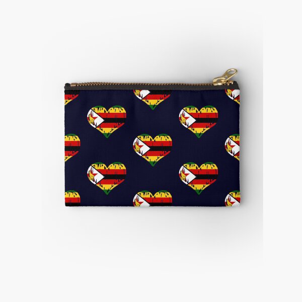 Item preview, Zimbabwe Flag Heart Love designed and sold by rafaeltto.