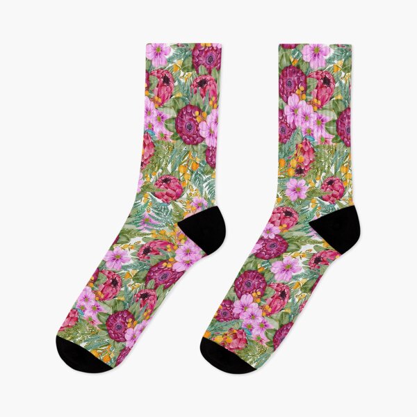 Item preview, Australian Tropical Wildflower Garden designed and sold by Sketchbook Designs.