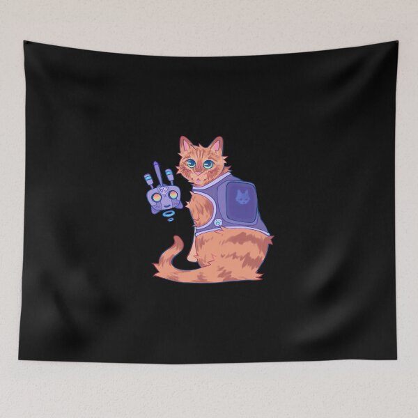 Item preview, stray game cartoon cute designed and sold by Garnettee.