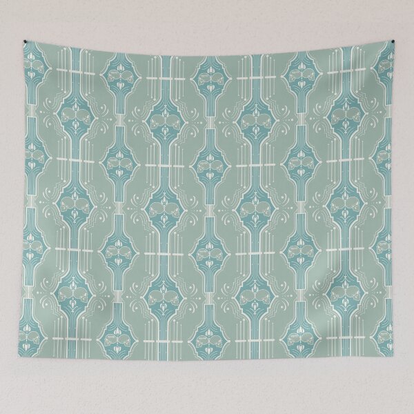 Item preview, Pattern 49 with skulls designed and sold by MetroInk.