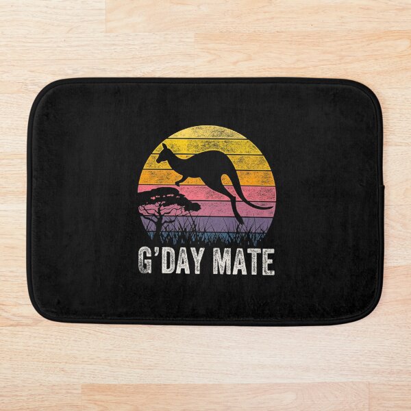 Item preview, Australia G'Day Mate Funny Kangaroo Australian Symbol  designed and sold by Roxan58.