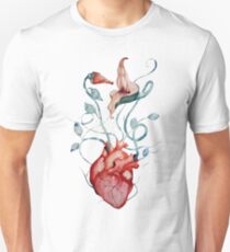 Pink Floyd Flowers | Watercolor painting | Rock fan art Unisex T-Shirt
