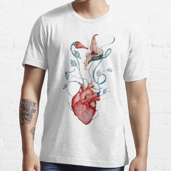 Pink Floyd Flowers | Watercolor painting | Rock fan art Essential T-Shirt
