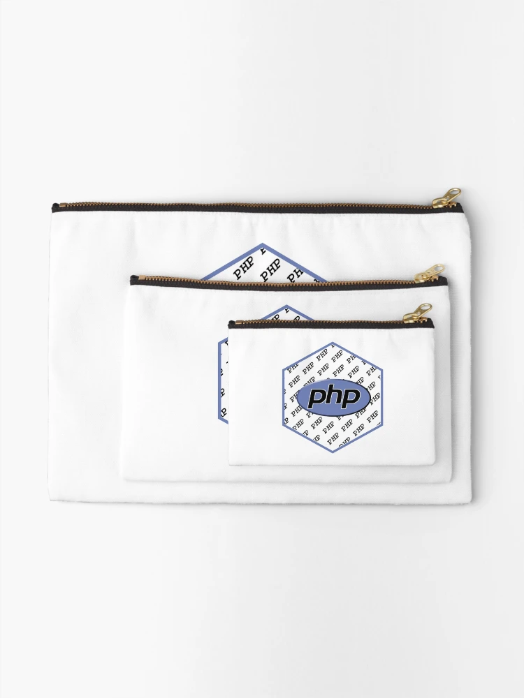 Thumbnail 2 of 4, Zipper Pouch, hexagonal php designed and sold by yourgeekside.