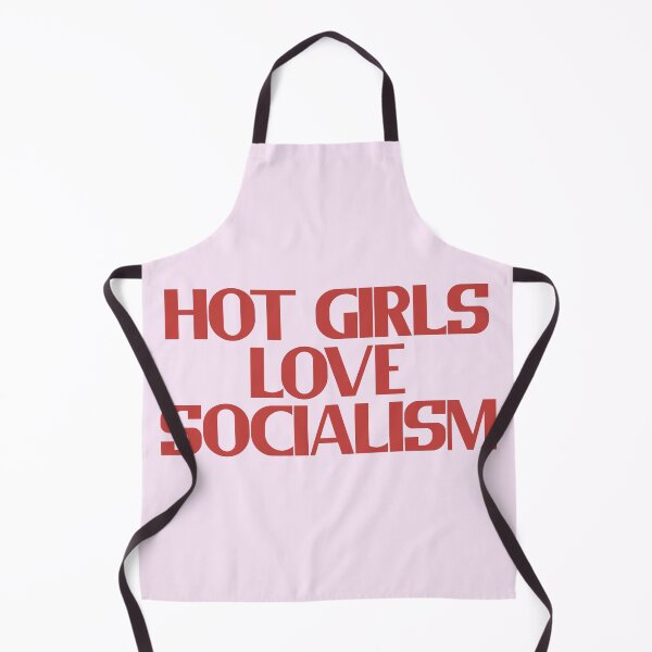 Item preview, Hot Girls Love Socialism - Red Bold Text designed and sold by Chubuter.