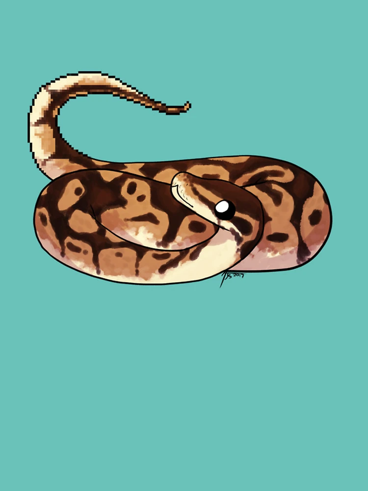 Thumbnail 4 of 4, iPhone Case, Ball Python 8-Bit designed and sold by MircPalumbo.