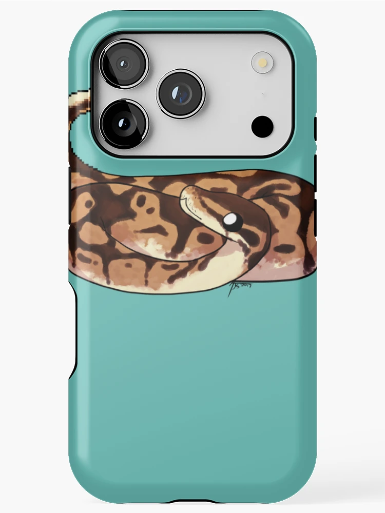 Thumbnail 1 of 4, iPhone Case, Ball Python 8-Bit designed and sold by MircPalumbo.