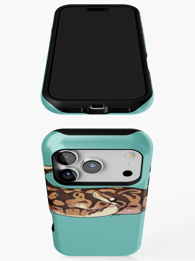 Thumbnail 3 of 4, iPhone Case, Ball Python 8-Bit designed and sold by MircPalumbo.
