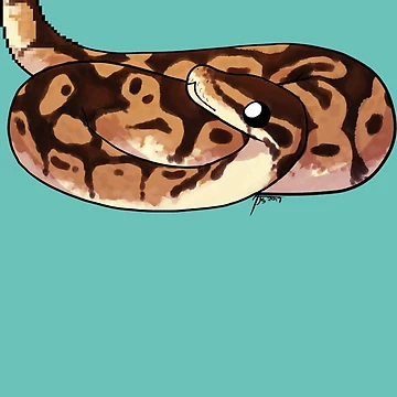 Artwork thumbnail, Ball Python 8-Bit  by MircPalumbo
