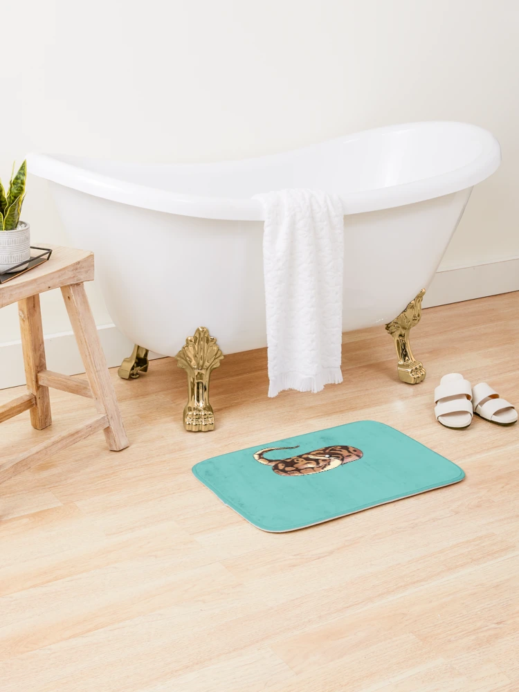 Thumbnail 2 of 6, Bath Mat, Ball Python 8-Bit designed and sold by MircPalumbo.