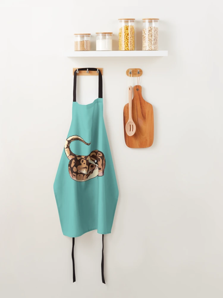 Thumbnail 4 of 6, Apron, Ball Python 8-Bit  designed and sold by MircPalumbo.