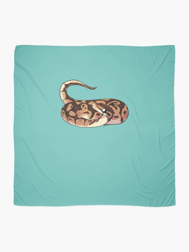 Thumbnail 2 of 3, Scarf, Ball Python 8-Bit designed and sold by MircPalumbo.