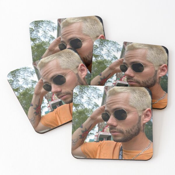 Item preview, Dylan O'Brien Colin Not Okay Bleached Buzzcut Orange Aesthetic designed and sold by cupidchu.