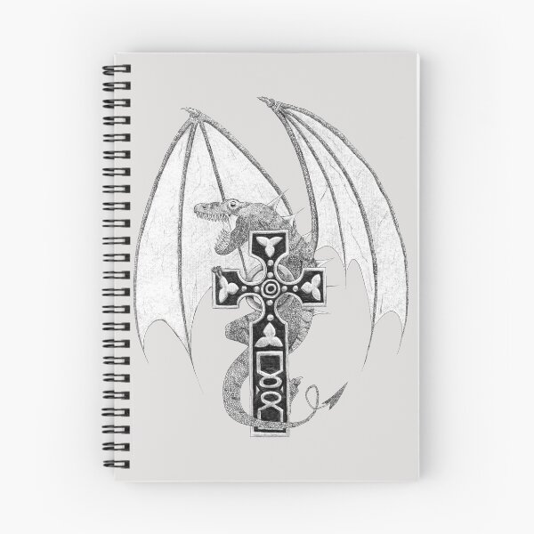 Item preview, Celtic Dragon with Cross designed and sold by MotherEel.