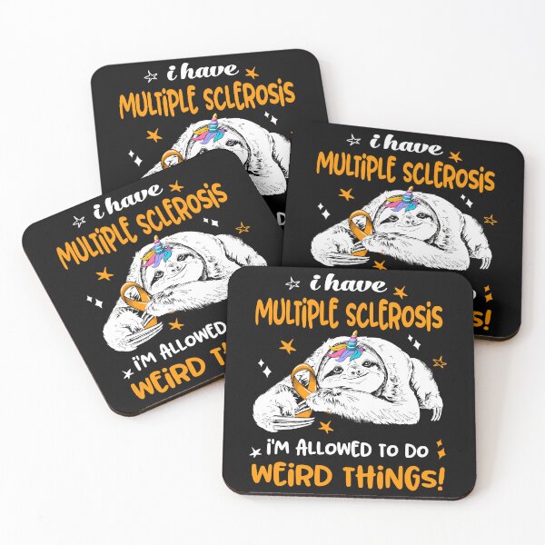 Item preview, Multiple Sclerosis Awareness I have Multiple Sclerosis i'm allowed to do Weird Thing!  designed and sold by OtiliaNikolaus.
