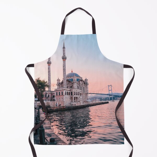 Item preview, Ortaköy Mosque in Instanbul at Sunset - Watercolour Style designed and sold by WWWC2288.