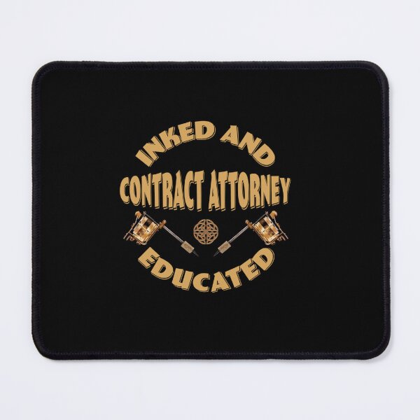 Item preview, INKED AND EDUCATED CONTRACT ATTORNEY designed and sold by sobriowslen.