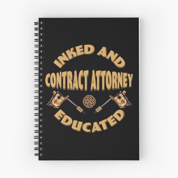 Item preview, INKED AND EDUCATED CONTRACT ATTORNEY designed and sold by sobriowslen.
