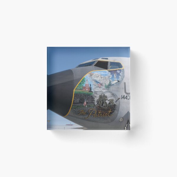 Item preview, A KC-135 Stratotankerdisplaying patriotic nose art. designed and sold by StocktrekImages.