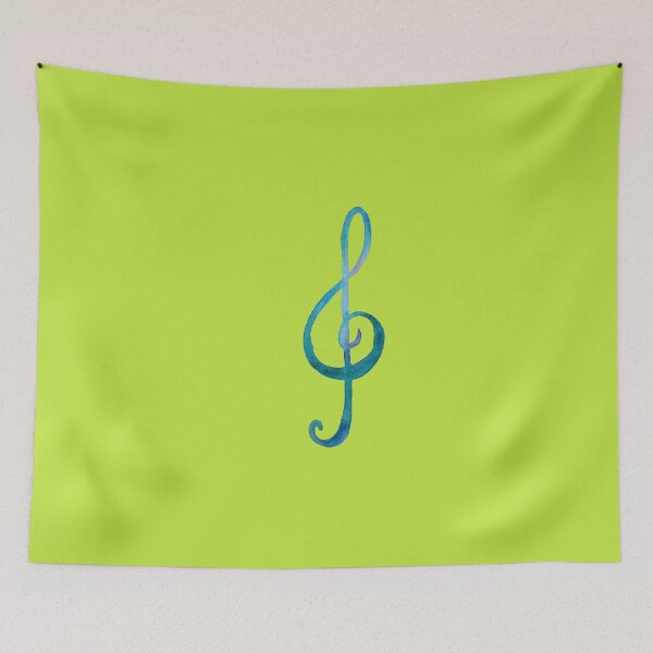 Item preview, Treble-Clef White  designed and sold by FrankHendersoh.