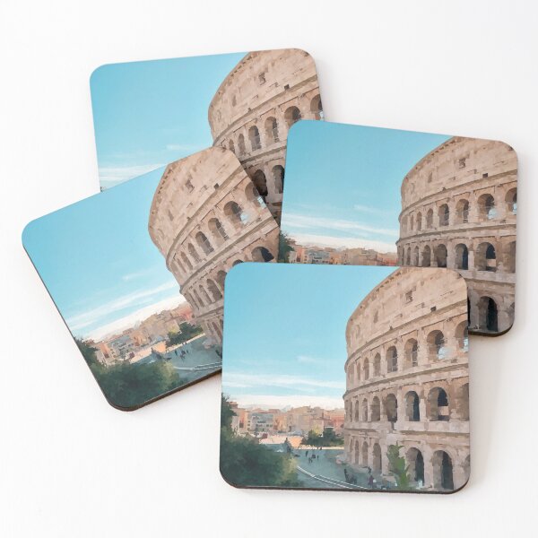 Item preview, The Colosseum in Rome - Watercolour Style designed and sold by WWWC2288.