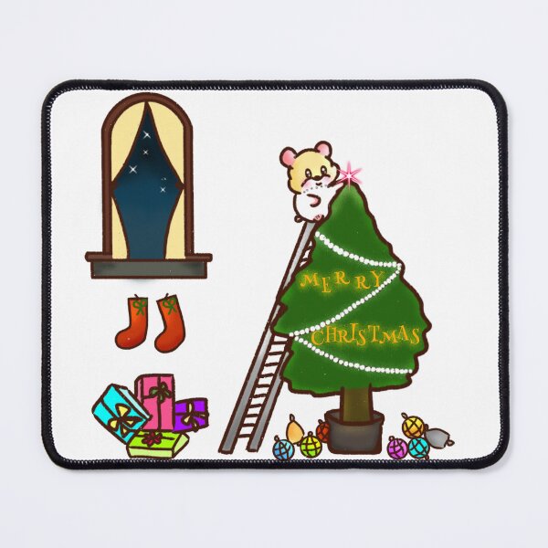 Item preview, Hamster | Hamster Lover - Merry Christmas designed and sold by FennyWijayaMomo.