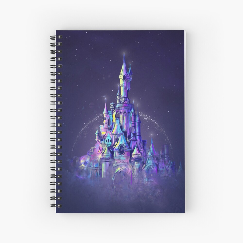 Magic Princess Fairytale Castle Kingdom Spiral Notebook