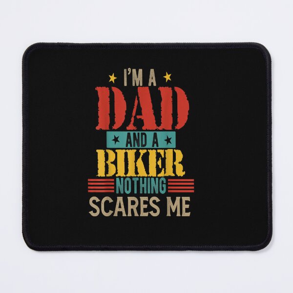 Item preview, Vintage Retro I'm A Dad And A Biker Nothing Scares Me designed and sold by Sarena84.